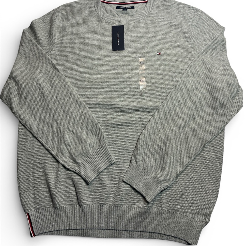 Tommy Hilfiger Men’s Gray Crewneck Sweater XXL New With Tags